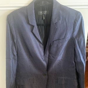 Rag & Bone Polka Dot Silk Blazer